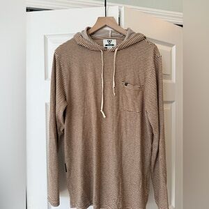 Vissla striped Bonfire Pullover Hoodie